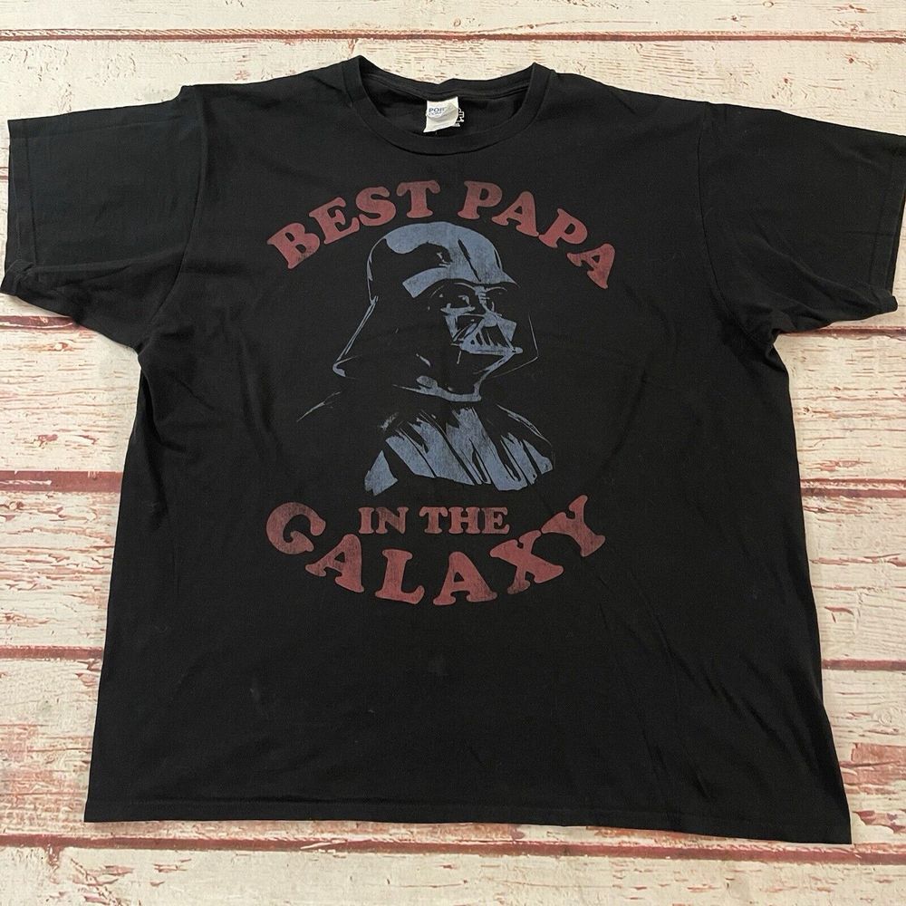 Star Wars Best Papa In The Galaxy Darth Vader T Shirt Officially Licensed XL